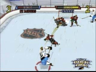 Screen ze hry NHL Rock the Rink