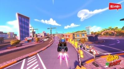 Screen ze hry El Chavo Kart