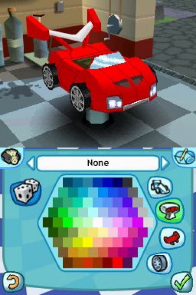 Screen ze hry MySims Racing