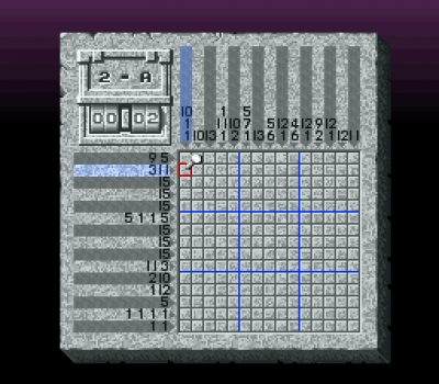 Screen ze hry Mario no Super Picross