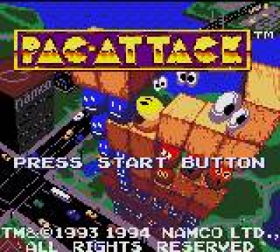 Screen ze hry Pac-Attack