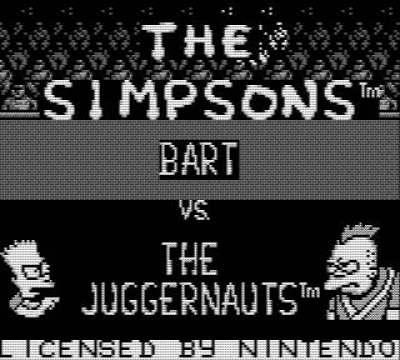 Screen ze hry The Simpsons: Bart vs. the Juggernauts