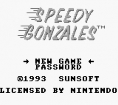 Screen ze hry Speedy Gonzales