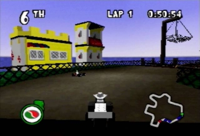 Screen ze hry LEGO Racers