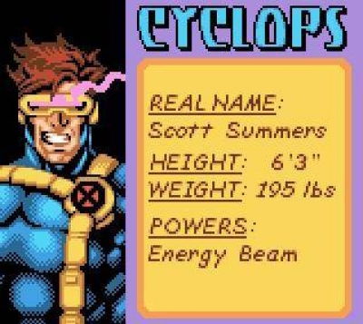 Screen ze hry X-Men: Mutant Wars