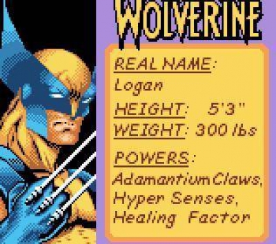 Screen ze hry X-Men: Mutant Wars