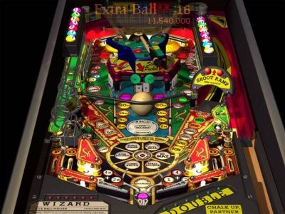 Screen ze hry Microsoft Pinball Arcade