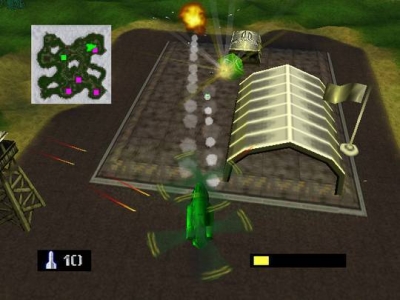Screen ze hry Army Men: Air Combat
