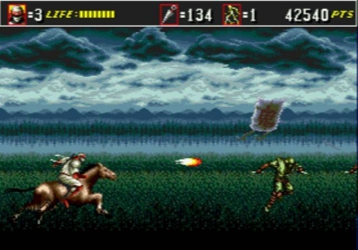 Screen ze hry Shinobi III: Return of the Ninja Master