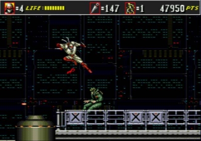 Screen ze hry Shinobi III: Return of the Ninja Master