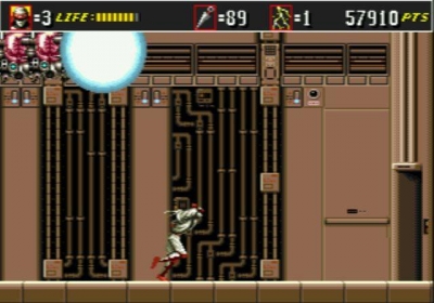 Screen ze hry Shinobi III: Return of the Ninja Master