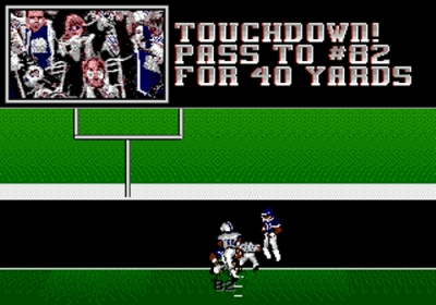 Screen ze hry Bill Walsh College Football 95