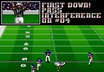Screen ze hry Bill Walsh College Football 95