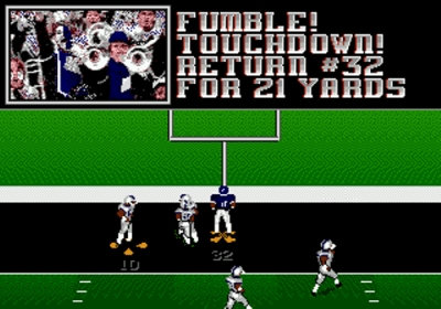 Screen ze hry Bill Walsh College Football 95