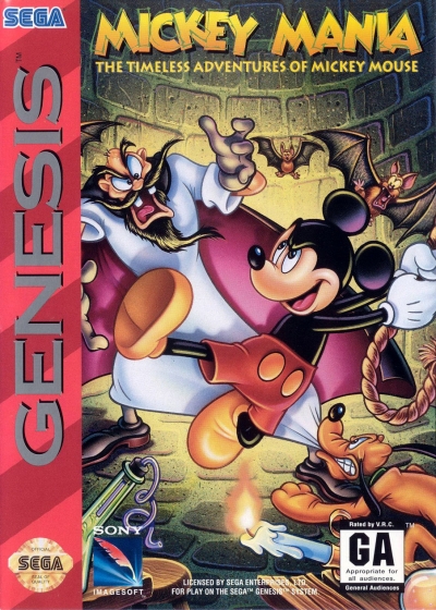 Obal hry Mickey Mania: The Timeless Adventures of Mickey Mouse