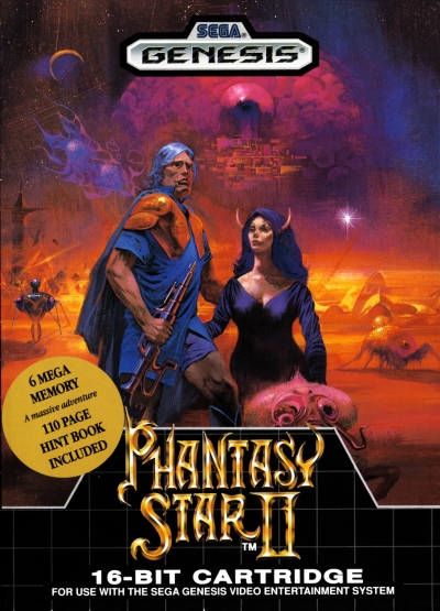 Obal hry Phantasy Star II