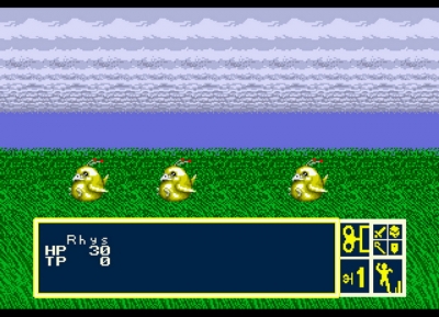 Screen ze hry Phantasy Star III: Generations of Doom