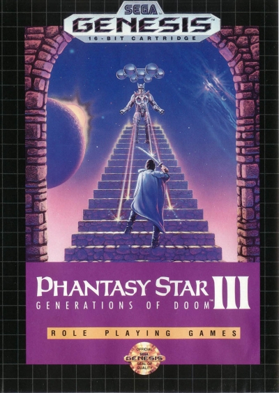 Obal hry Phantasy Star III: Generations of Doom