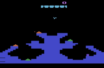 Screen ze hry Gravitar