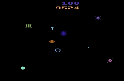 Screen ze hry Gravitar