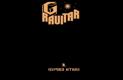 Screen ze hry Gravitar