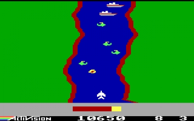 Screen ze hry River Raid