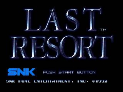 Artwork ke hře Last Resort