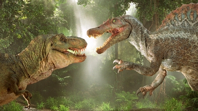 Artwork ke he Tom Masons Dinosaurs for Hire