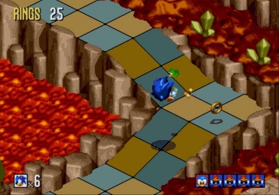 Screen ze hry Sonic 3D Blast