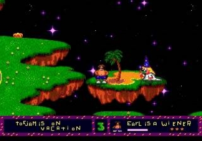Screen ze hry ToeJam & Earl