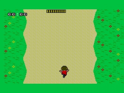 Screen ze hry Alex Kidd: BMX Trial