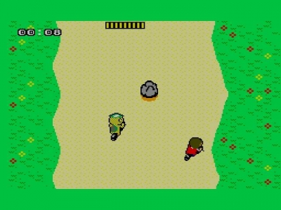 Screen ze hry Alex Kidd: BMX Trial