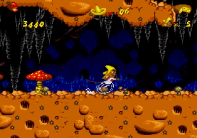 Screen ze hry Cheese Cat-Astrophe Starring Speedy Gonzales