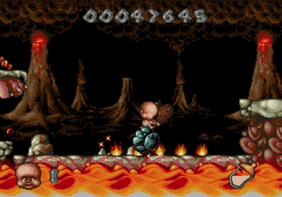 Screen ze hry Chuck Rock II: Son of Chuck