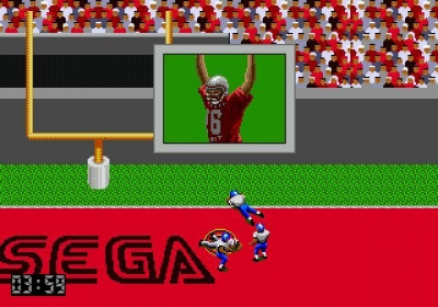 Screen ze hry Joe Montana Football