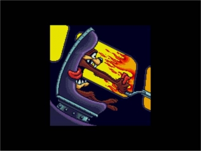 Screen ze hry Taz in Escape from Mars