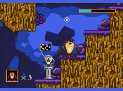 Screen ze hry Taz in Escape from Mars