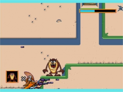 Screen ze hry Taz in Escape from Mars