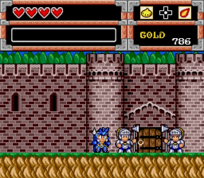 Screen ze hry Wonder Boy in Monster World