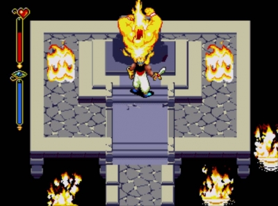 Screen ze hry Beyond Oasis