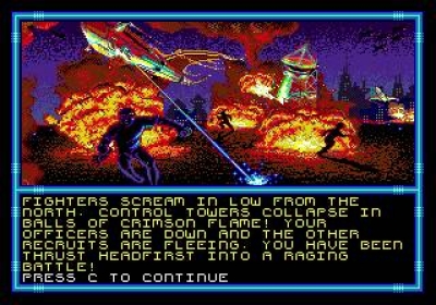 Screen ze hry Buck Rogers: Countdown to Doomsday