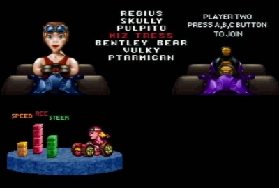 Screen ze hry Atari Karts