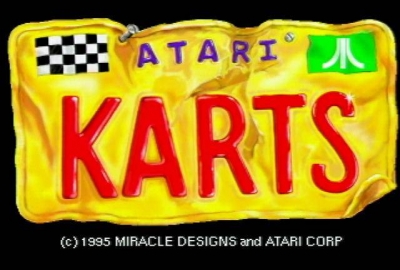 Screen ze hry Atari Karts