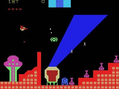 Screen ze hry Cosmic Avenger