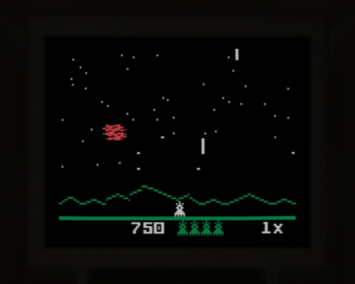 Screen ze hry Astrosmash