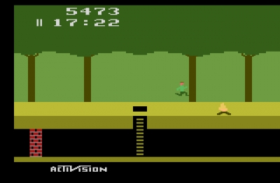 Screen ze hry Pitfall!