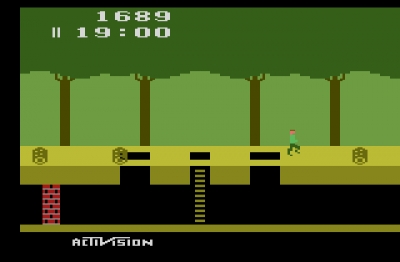 Screen ze hry Pitfall!
