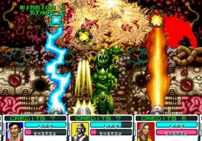 Screen ze hry Alien Storm