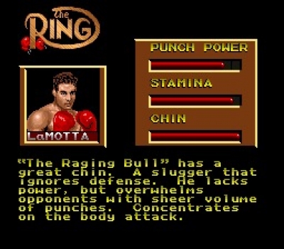 Screen ze hry Boxing Legends of the Ring