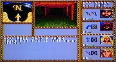 Screen ze hry Dungeons & Dragons: Warriors of the Eternal Sun